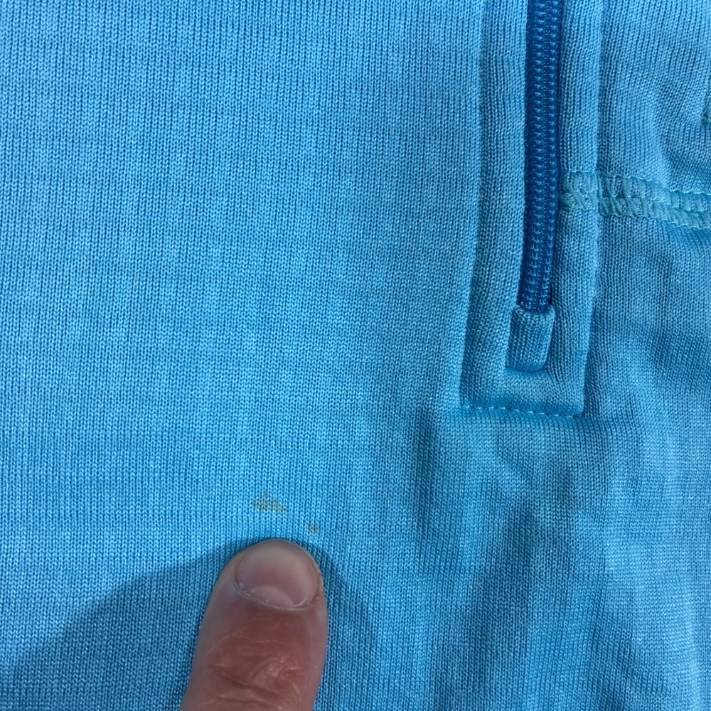 Patagonia R1 Hoody Women Small Blue Quarter Zip Pullover Climbing Gorpcore Camp - Picture 2 of 11